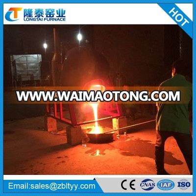 Small Glass Blowing Furnace With Melting Crucible